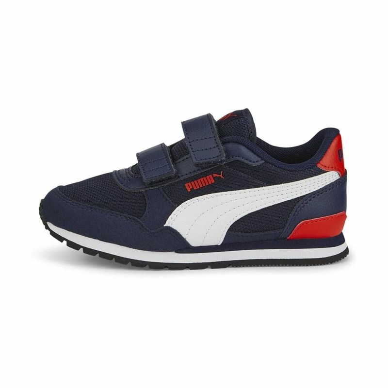 Chaussures de Running pour Enfants Puma ST Runner V3 Blue marine