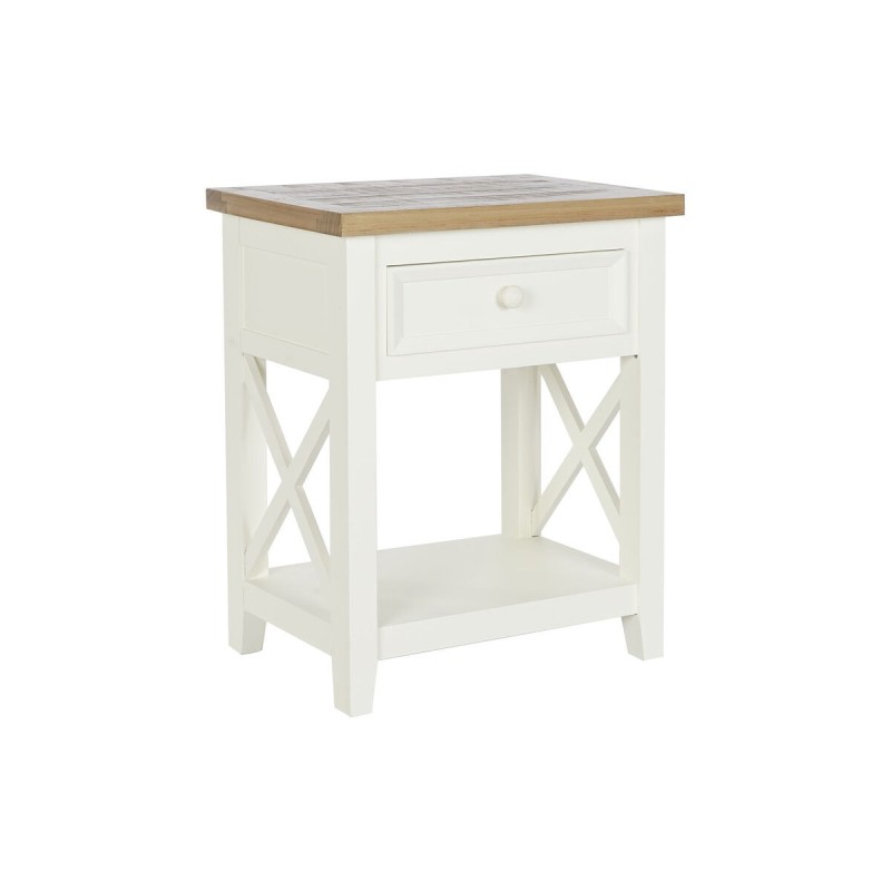 Table de Nuit DKD Home Decor Beige Naturel Bois de paulownia 49