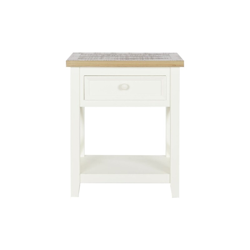 Table de Nuit DKD Home Decor Beige Naturel Bois de paulownia 49,5 x 35 x 61 cm