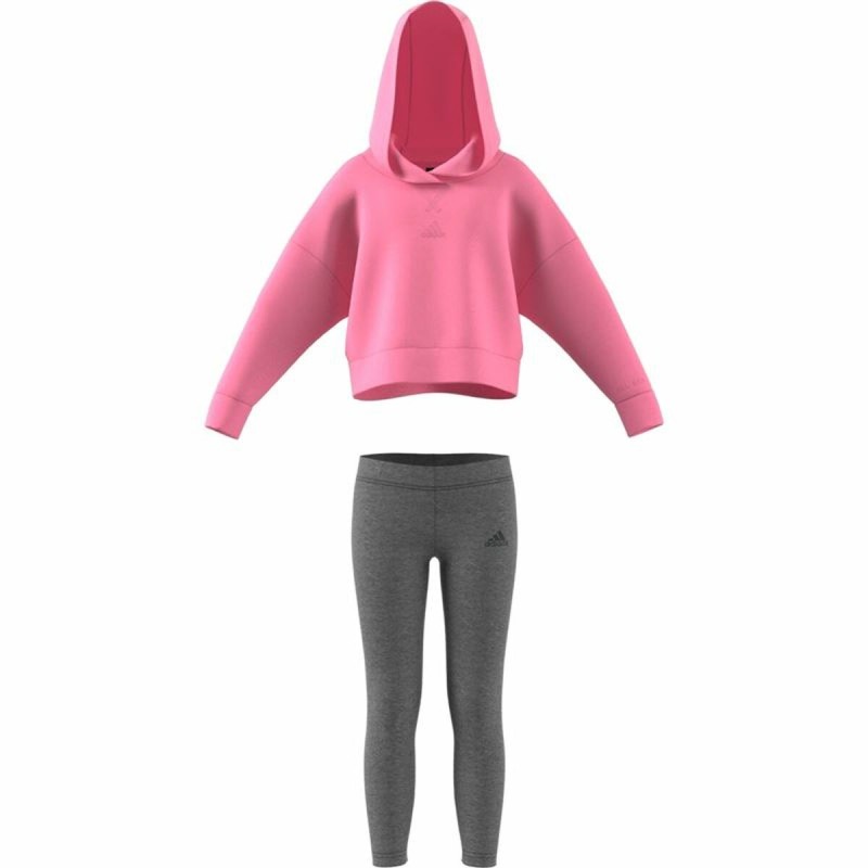 Ensemble de Sport pour Enfants Adidas Fleece Rose clair