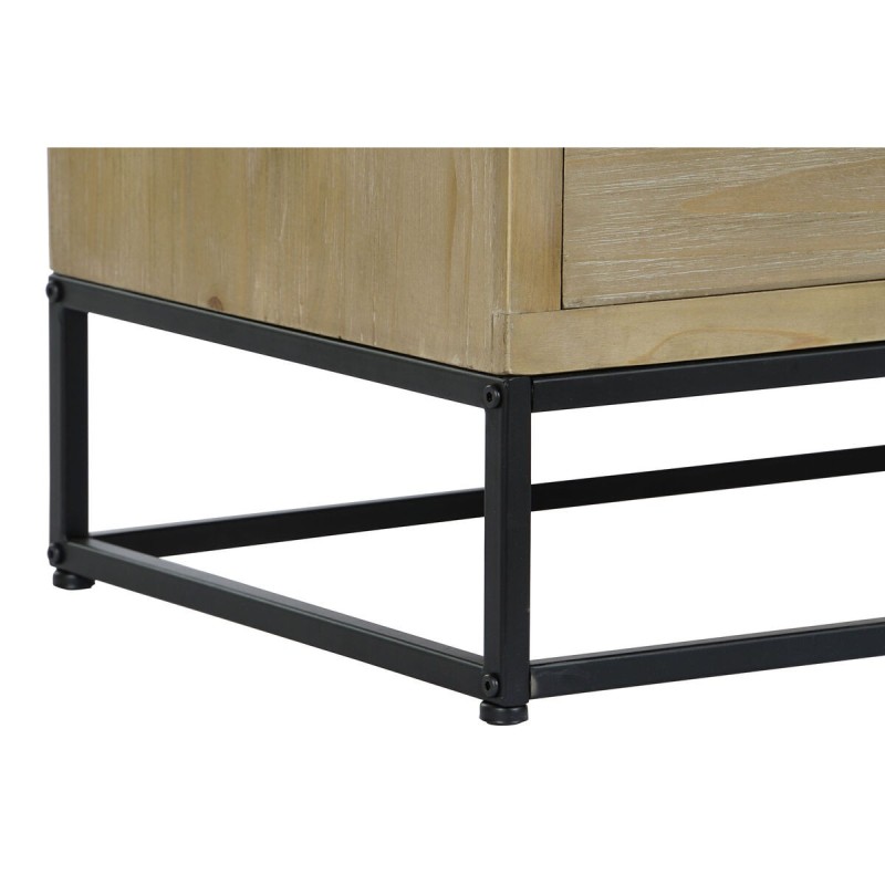 Buffet DKD Home Decor Noir Naturel Métal Bois MDF 120 x 40 x 64 cm