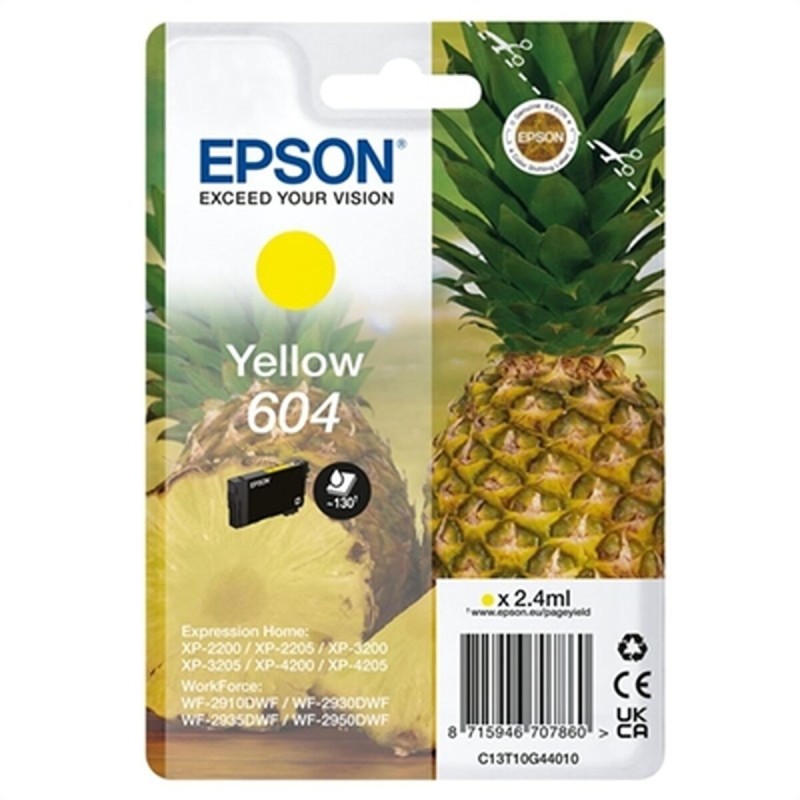 Cartouche d'encre originale Epson 604 Jaune