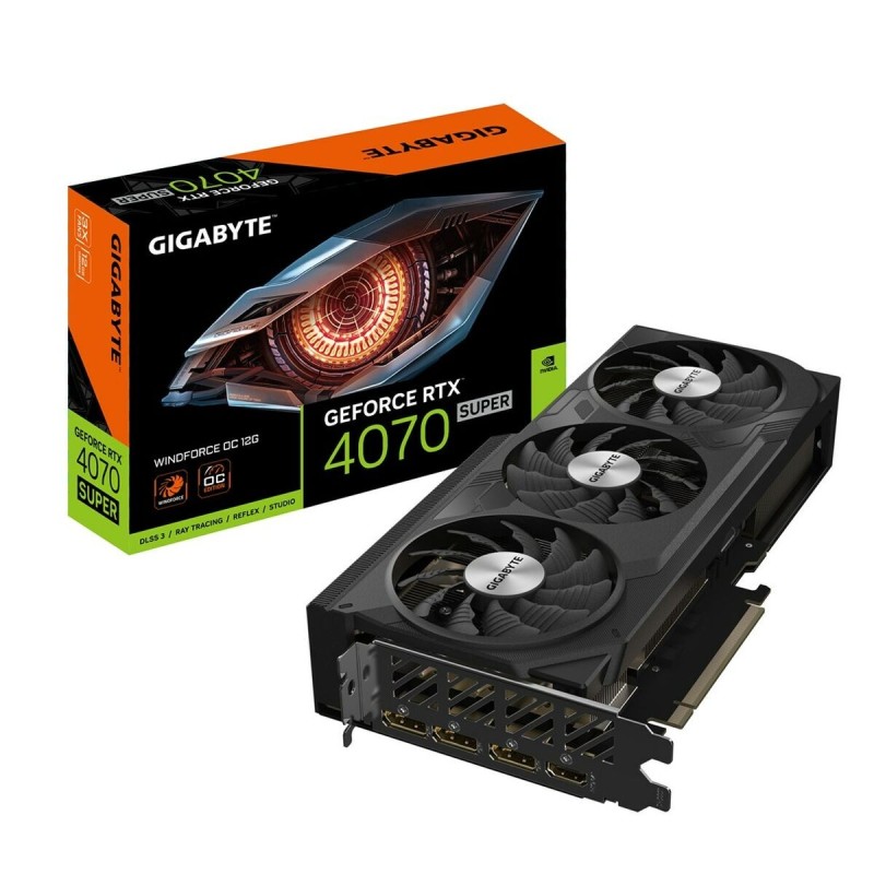 Carte Graphique Gigabyte GV-N407SWF3OC-12GD GEFORCE RTX 4070 12 GB RAM