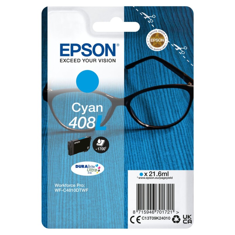 Cartouche d'encre originale Epson C13T09K24010 Cyan