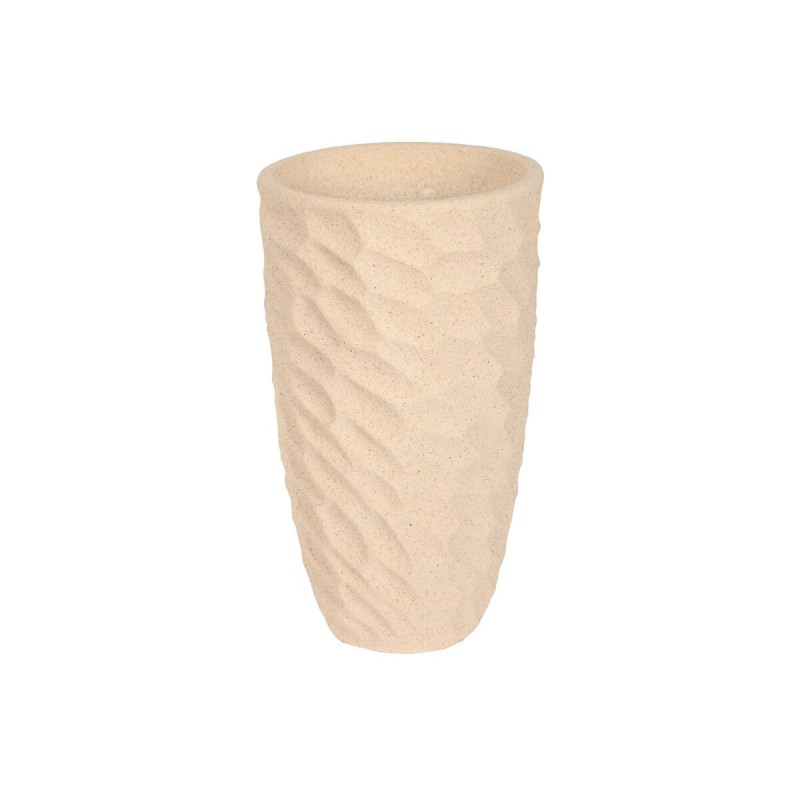 Cache-pot Home ESPRIT Beige Fibre de Verre Scandinave 36