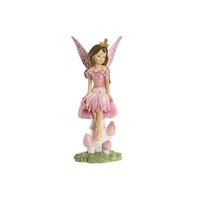 Figurine Décorative Home ESPRIT Rose 8 x 6 x 18