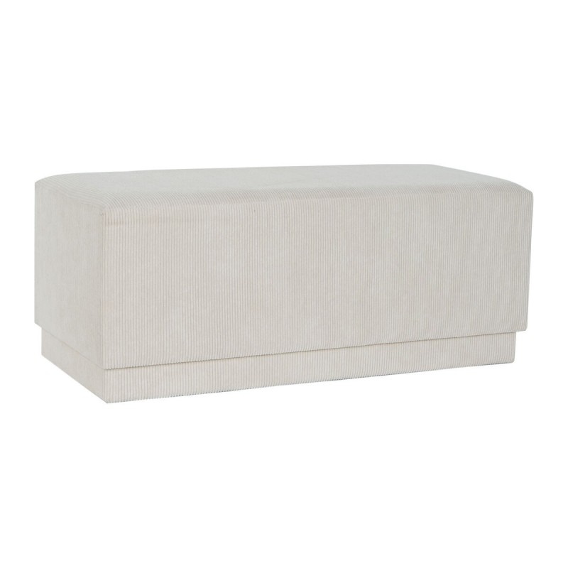 Banquette DKD Home Decor Beige Bois MDF 100 x 40 x 40 cm