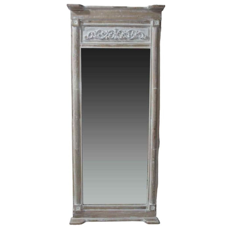 Miroir mural Home ESPRIT Blanc Naturel Romantique 87