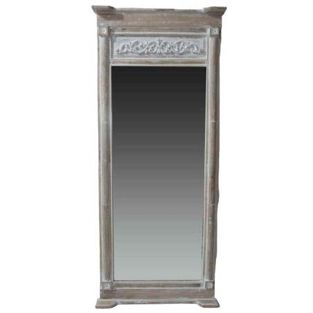 Miroir mural Home ESPRIT Blanc Naturel Romantique 87