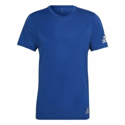 T-shirt à manches courtes homme Adidas Run It  Bleu