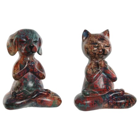 Figurine Décorative Home ESPRIT Multicouleur animaux 17 x 14 x 22