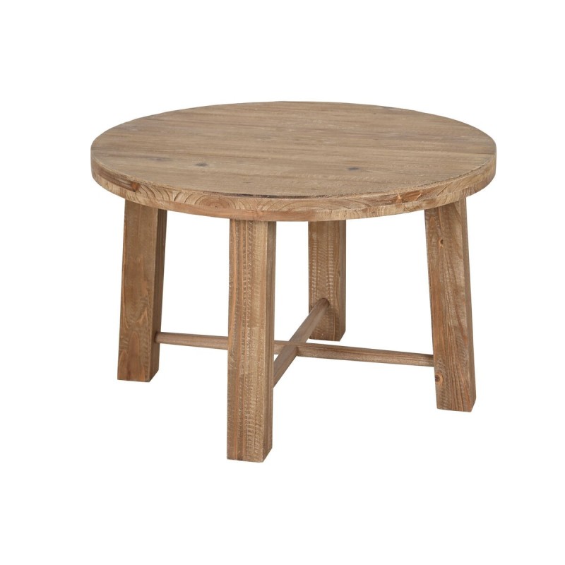 Petite Table d'Appoint Home ESPRIT Marron Sapin Bois MDF 80 x 80 x 53