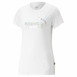 T-shirt à manches courtes femme Puma Ess+ Nova Shine Blanc