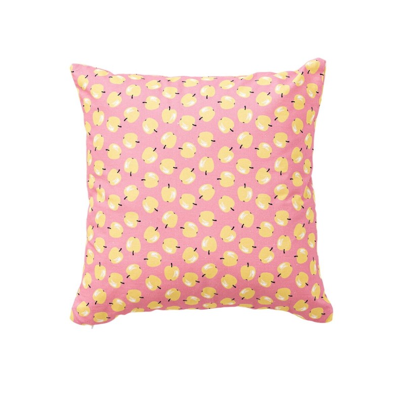 Coussin Benetton Jaune Rose Pomme 40 x 40 cm Carré