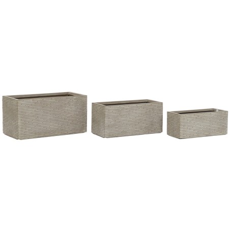 Jardinière Home ESPRIT Beige Magnésium 74