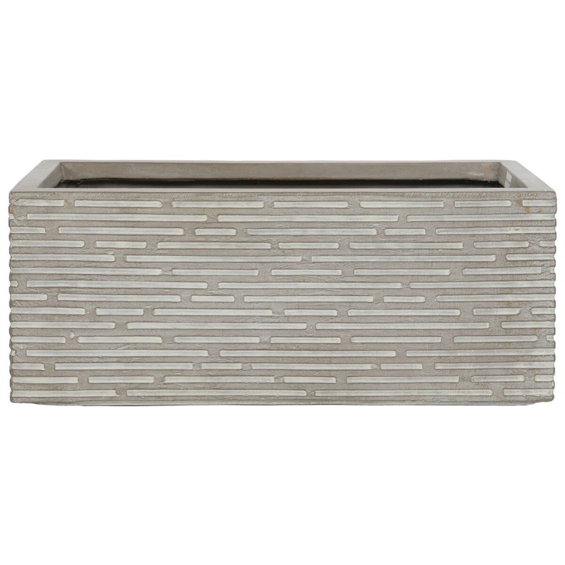 Jardinière Home ESPRIT Beige Magnésium 74,5 x 37,5 x 37,5 cm