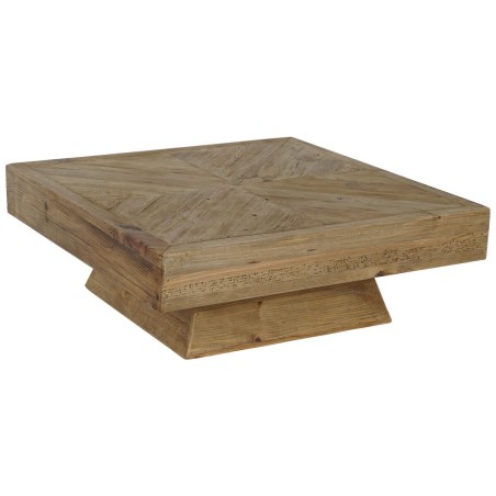 Table Basse Home ESPRIT Marron Bois de pin 100 x 100 x 36 cm