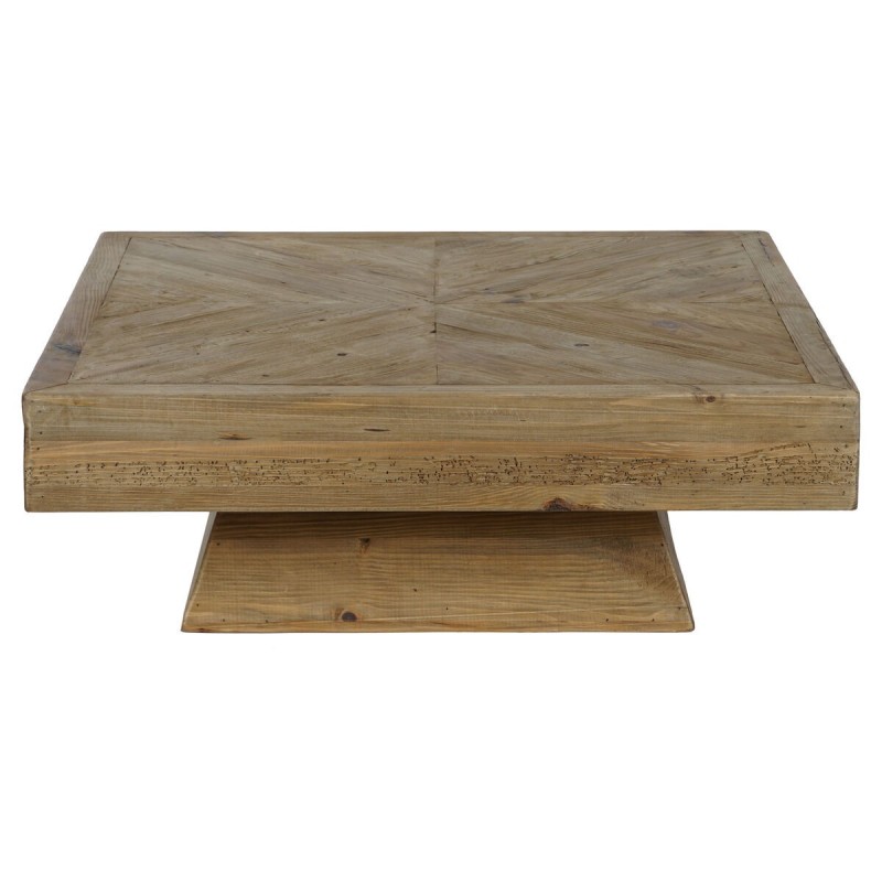 Table Basse Home ESPRIT Marron Bois de pin 100 x 100 x 36 cm