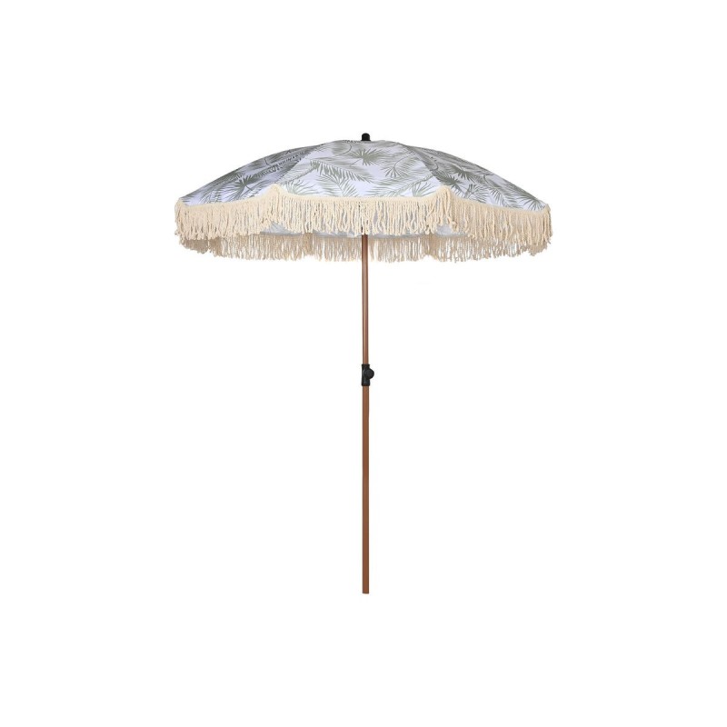 Parasol Home ESPRIT Blanc Vert Acier 180 x 180 x 1 cm