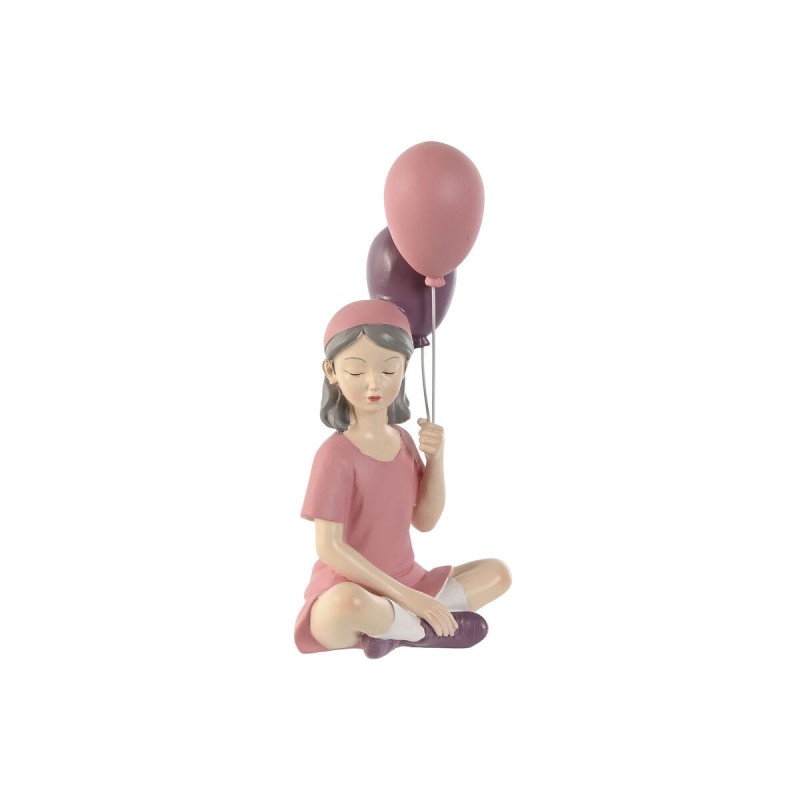 Figurine Décorative Home ESPRIT Rose Mauve chica 10