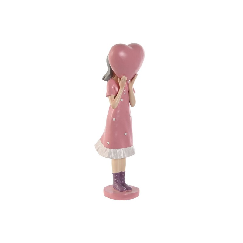 Figurine Décorative Home ESPRIT Rose Mauve chica 10 x 8