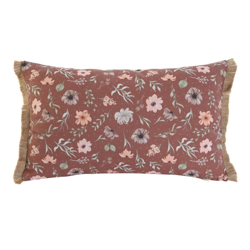 Coussin Home ESPRIT Fleurs Imprimé Boho 50 x 5 x 30 cm