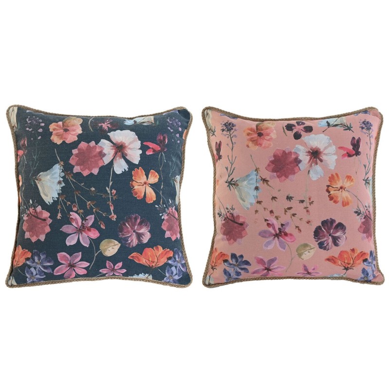 Coussin Home ESPRIT Romantique 45 x 5 x 45 cm (2 Unités)