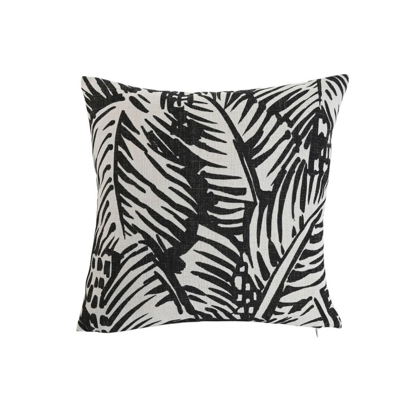 Coussin Home ESPRIT Blanc Noir Imprimé 45 x 15 x 45 cm