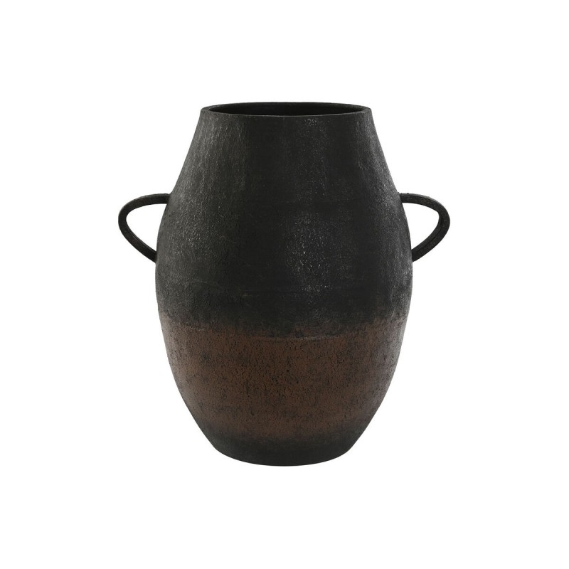 Vase Home ESPRIT Marron Noir Métal Vintage 40 x 31