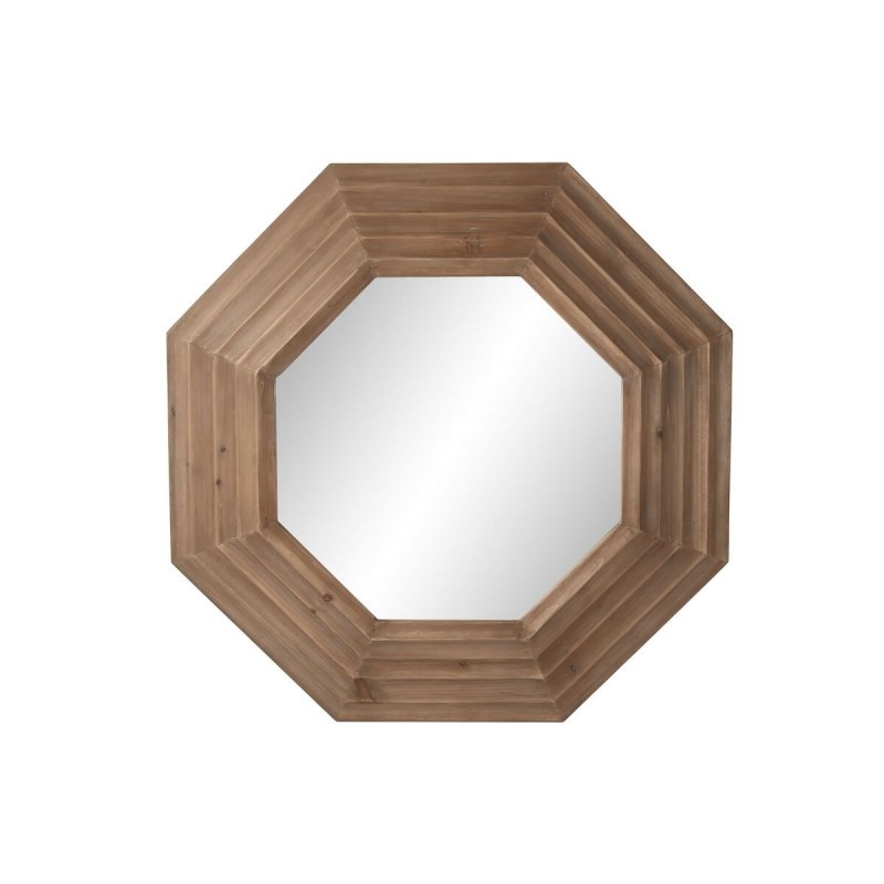 Miroir mural Home ESPRIT Marron Naturel Moderne 119 x 9 x 119 cm