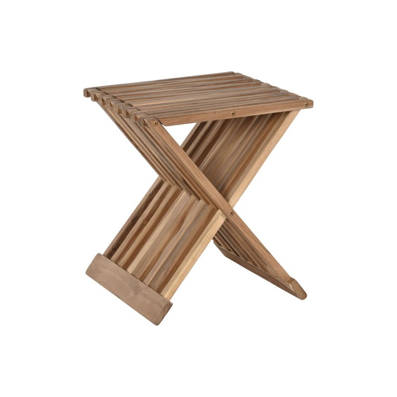 Table d'appoint Home ESPRIT Naturel Teck 40 x 35 x 45 cm