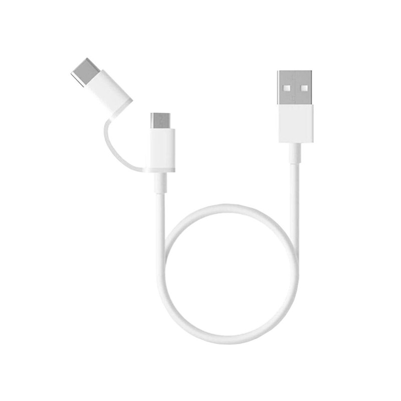 Câble Micro USB Xiaomi MIUSBC100 Blanc 1 m