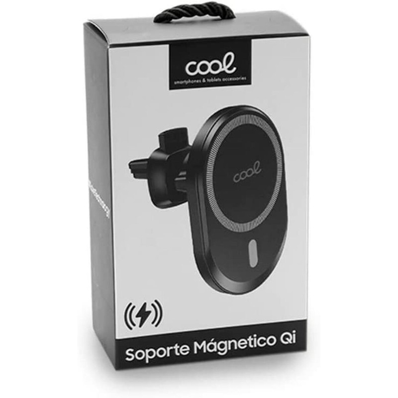 Support Chargeur Sans Fil pour Voitures Cool Qi Noir