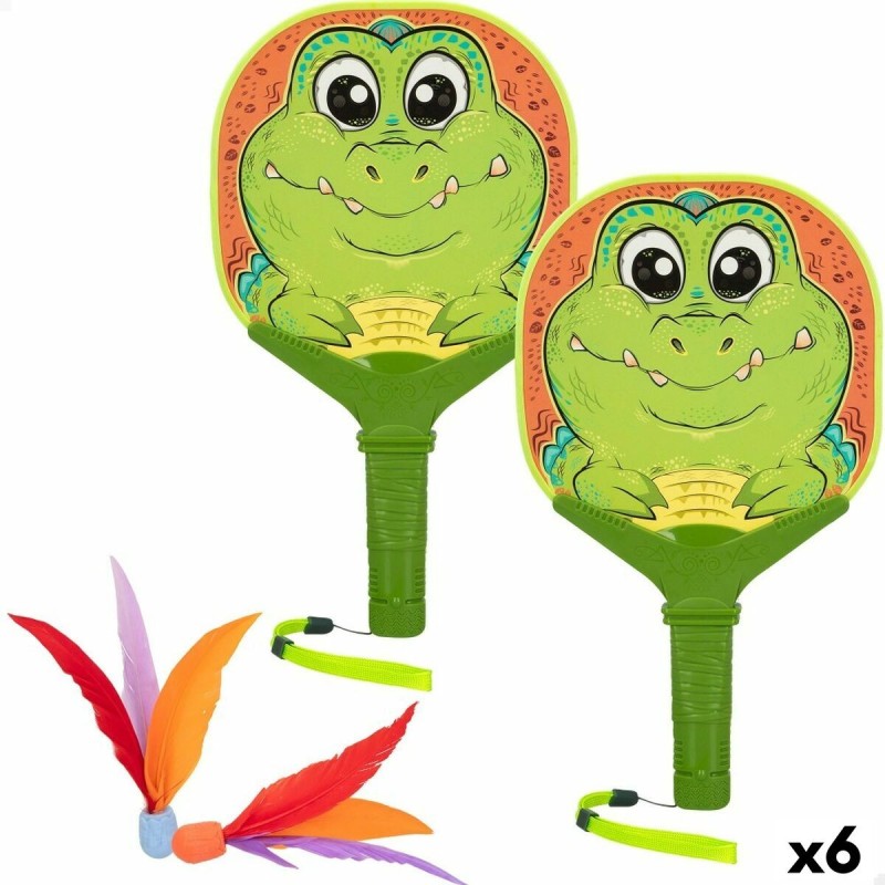 Raquettes de Plage Colorbaby Crocodile 18