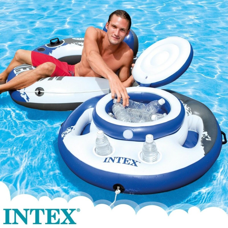 Glacière gonflable flottante Intex Mega Chill 89 x 35 x 89 cm (6 Unités)