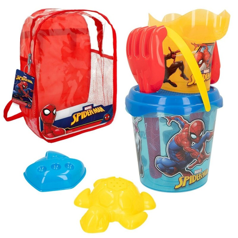 Set de jouets de plage Spider-Man 18 x 16 x 18 cm (12 Unités)