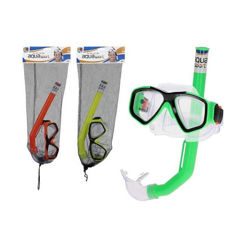 Lunettes de Plongée avec Tube et Palmes Colorbaby