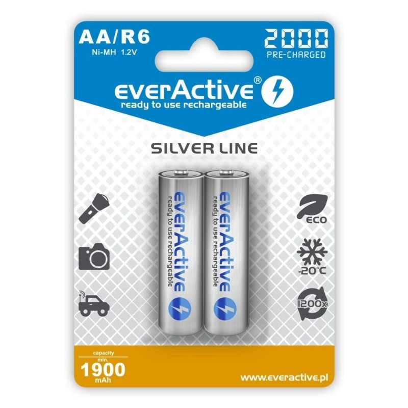 Piles Rechargeables EverActive EVHRL6-2000 2000 mAh 1