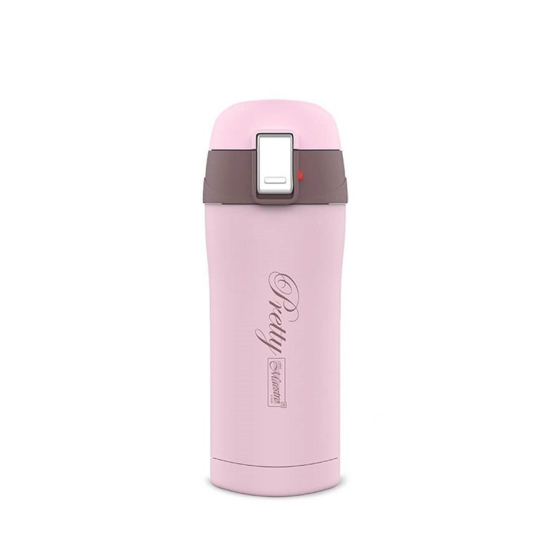 Thermos Feel Maestro MR-1643-30C Rose Acier inoxydable Caoutchouc Plastique 300 ml