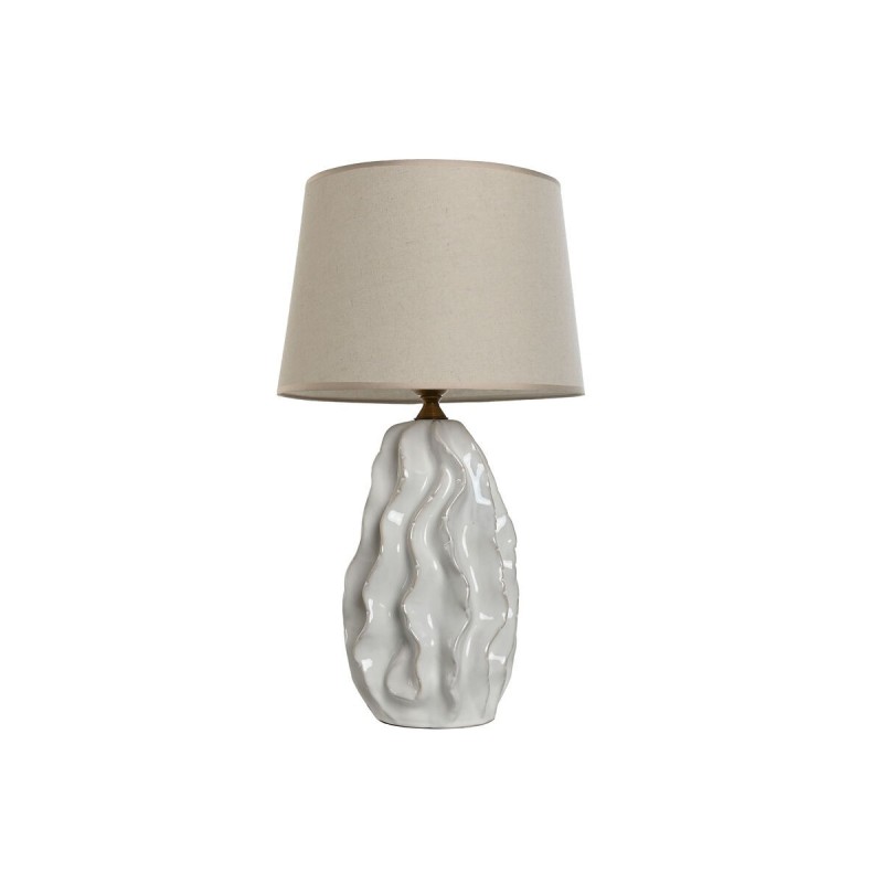 Lampe de bureau Home ESPRIT Blanc Porcelaine 50 W 220 V 36 x 36 x 62 cm