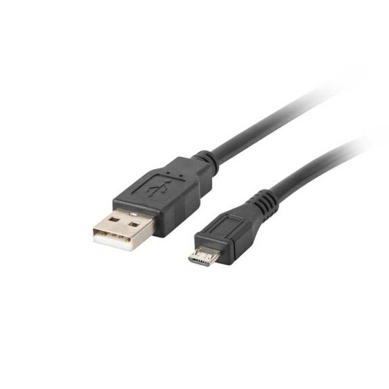 Câble USB vers micro USB Lanberg CA-USBM-10CC-0010-BK Noir 1 m (1 Unité)