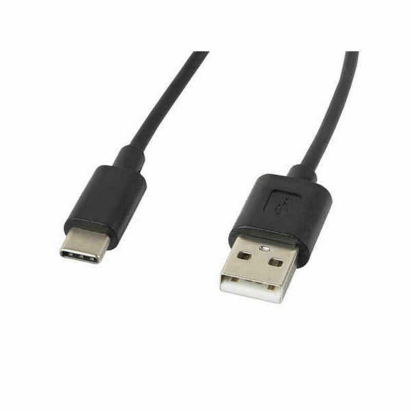 Câble USB A vers USB-C Lanberg CA-USBO-10CC-0018-BK Noir 1