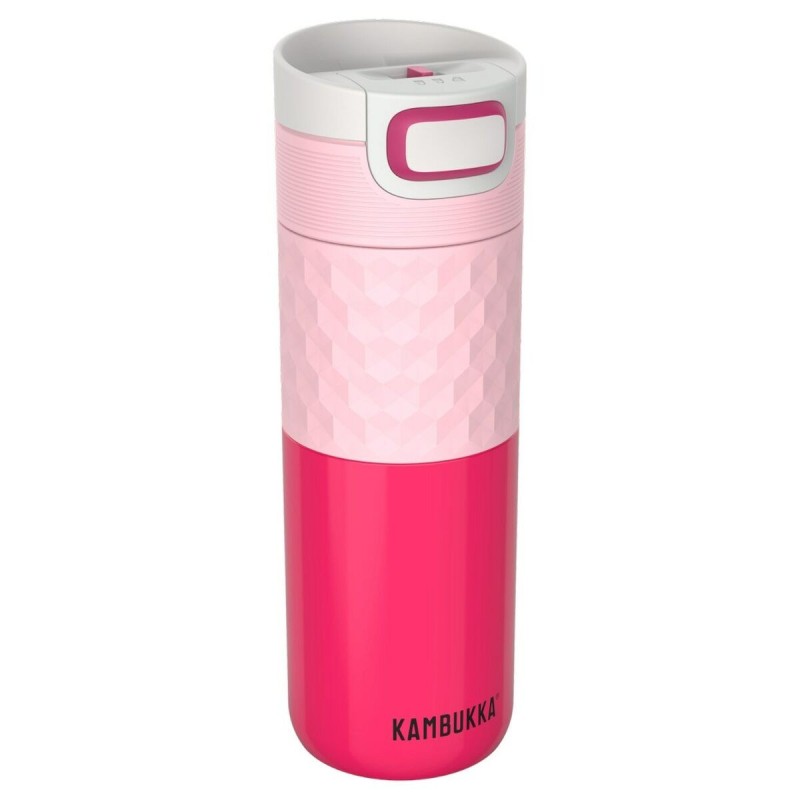 Tasse Thermos avec Couvercle Kambukka Etna Grip Diva Rose Acier inoxydable 500 ml