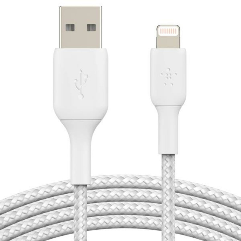 Câble USB vers Lightning Belkin CAA002BT0MWH Blanc 15 cm (1 Unité)