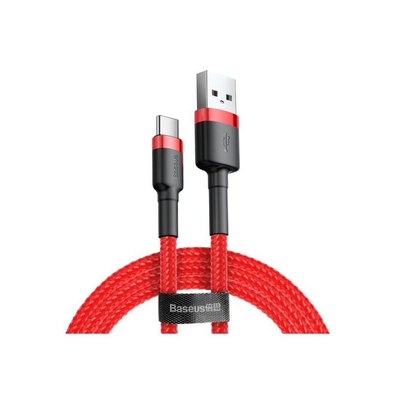 Câble USB A vers USB C Baseus CATKLF-A09 Rouge 50 cm 0