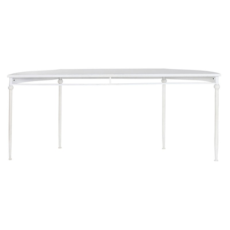 Console Home ESPRIT Jaune Blanc Métal 196 x 44 x 81 cm