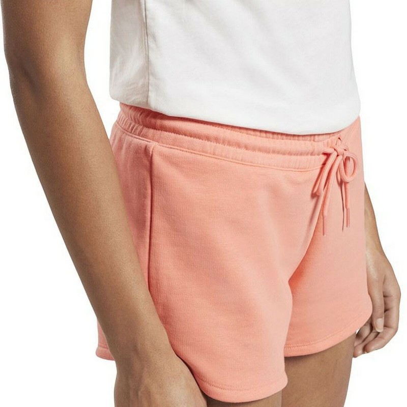 Short de Sport pour Femme Reebok Identity French Terry Saumon Femme