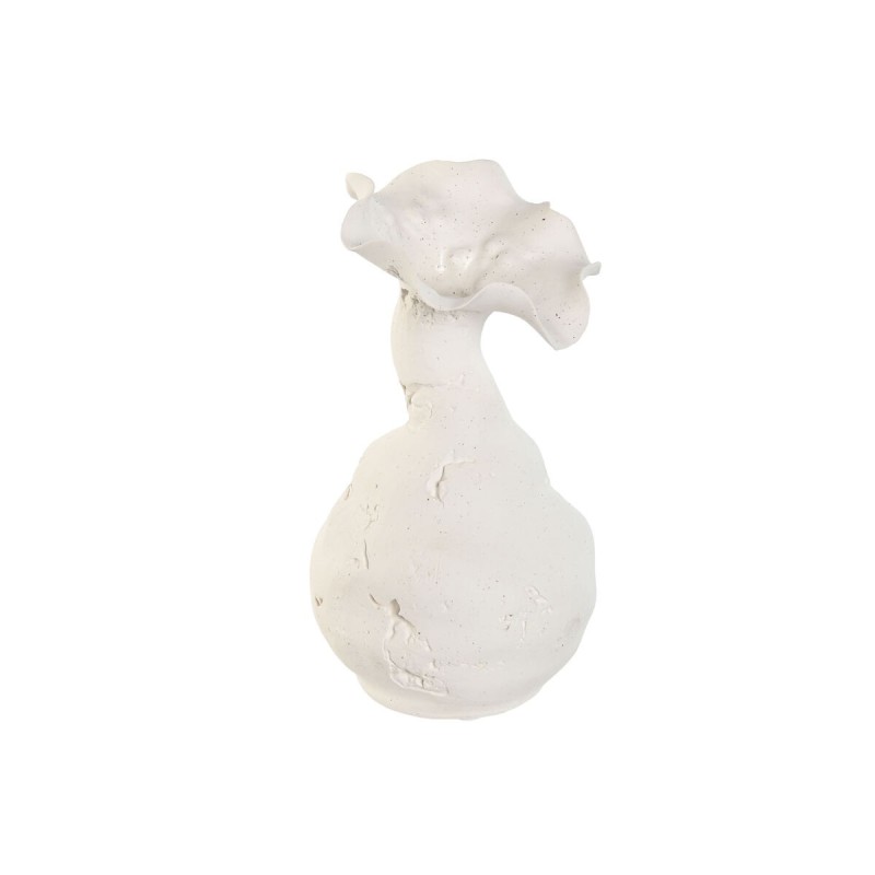 Vase Home ESPRIT Blanc Céramique Style artisanal 13 x 13 x 24 cm