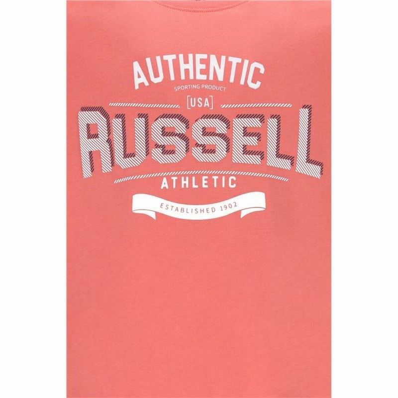 T-shirt à manches courtes homme Russell Athletic Amt A30081 Orange Corail