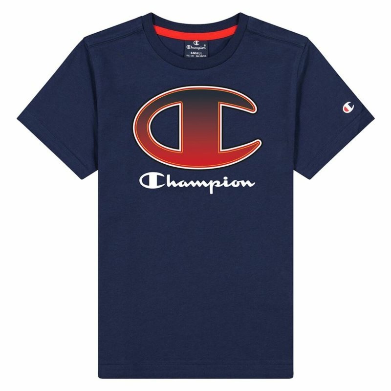 T shirt à manches courtes Enfant Champion Crewneck T-Shirt B Blue marine